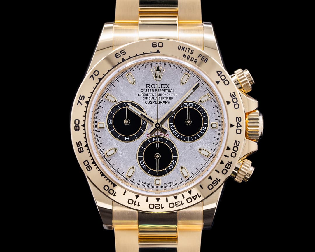 Rolex Daytona 116508 18k Yellow Gold / Bracelet Meteorite Dial UNWORN 2022