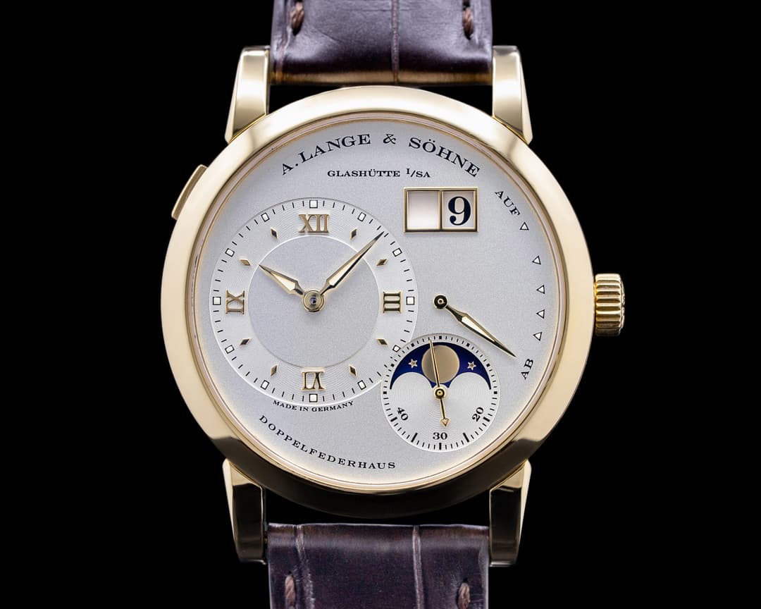 A. Lange and Sohne Lange 1 Moon 18K Yellow Gold