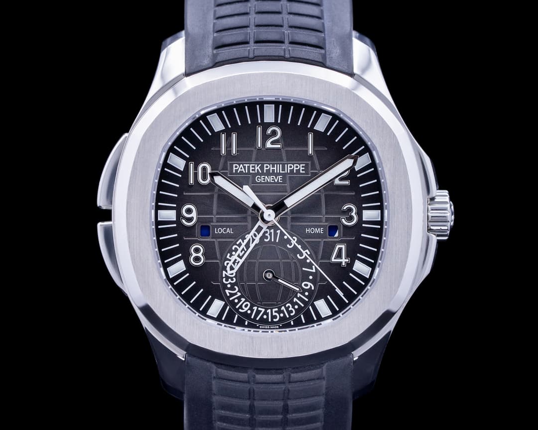 Patek Philippe Aquanaut 5164A Travel Time SS / Rubber