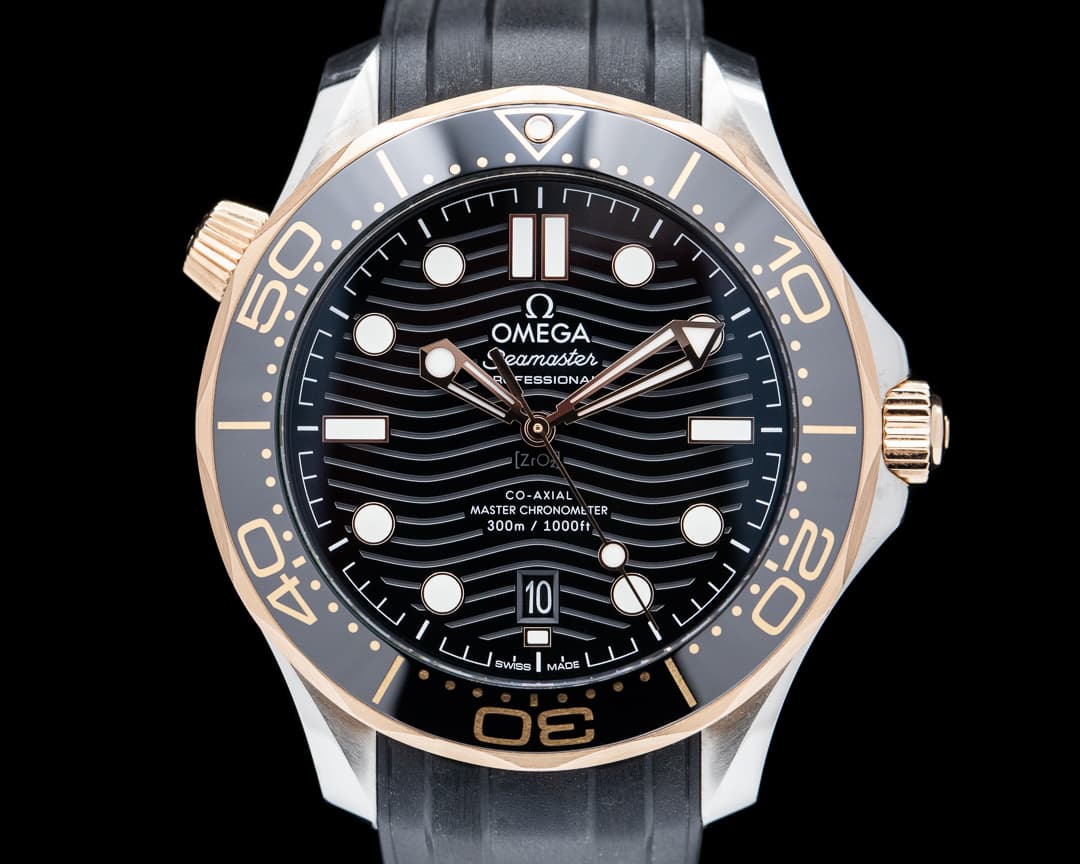 Omega Seamaster Diver 300M Black SS / 18k Rose Gold 2021