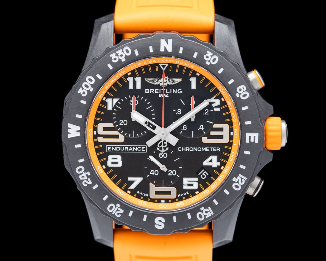 Breitling Endurance Pro Chronograph Orange Strap 2020 