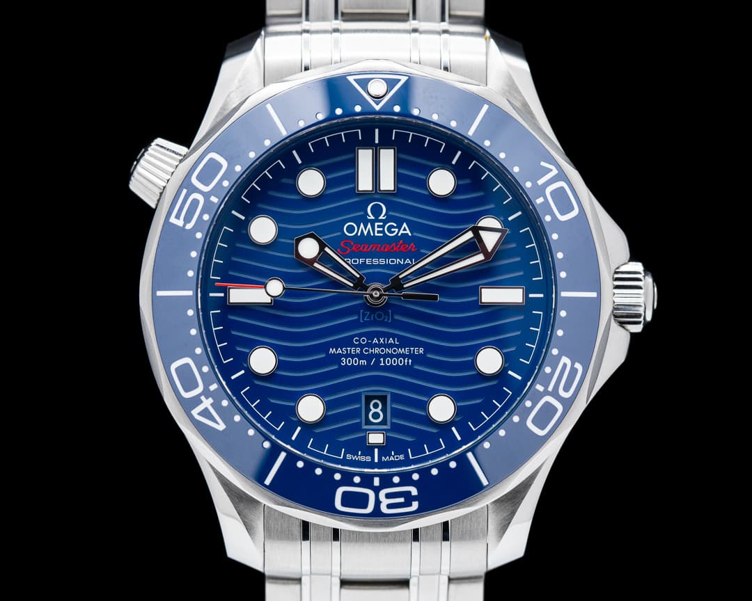 Omega Seamaster Diver 300M SS Blue Dial 42MM 