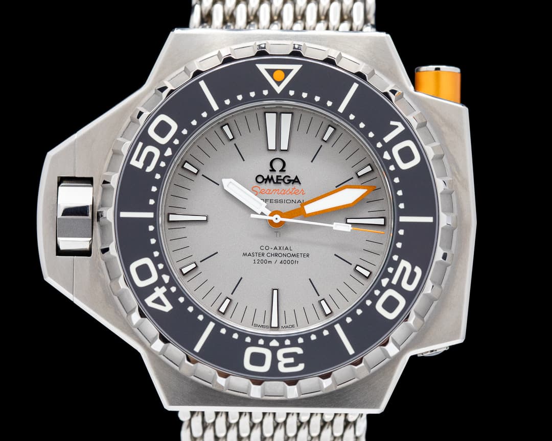 Omega Seamaster PloProf 1200M Titanium Mesh Bracelet