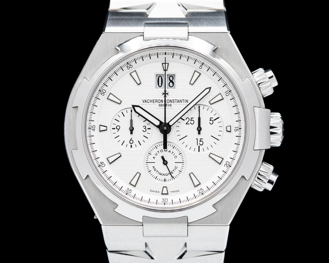 Vacheron Constantin Overseas Chronograph White Dial SS