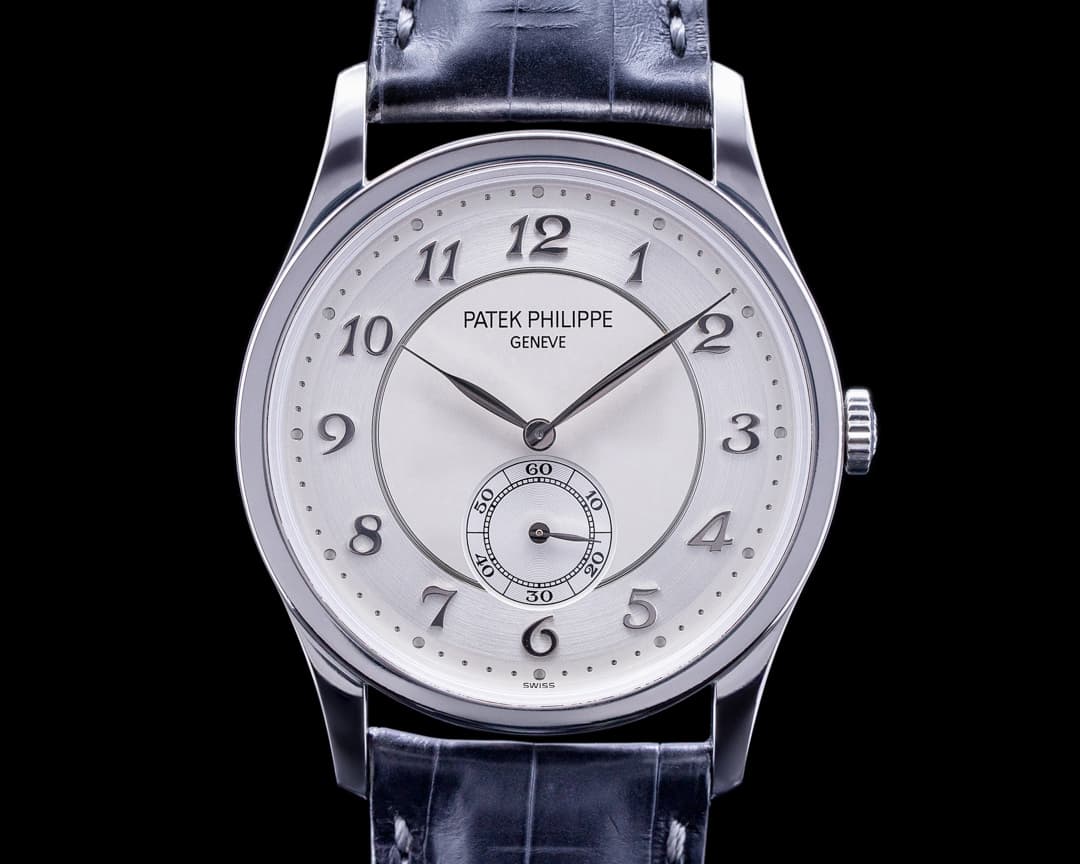 Patek Philippe Calatrava Platinum 5196P Silver Dial Arabic Numerals