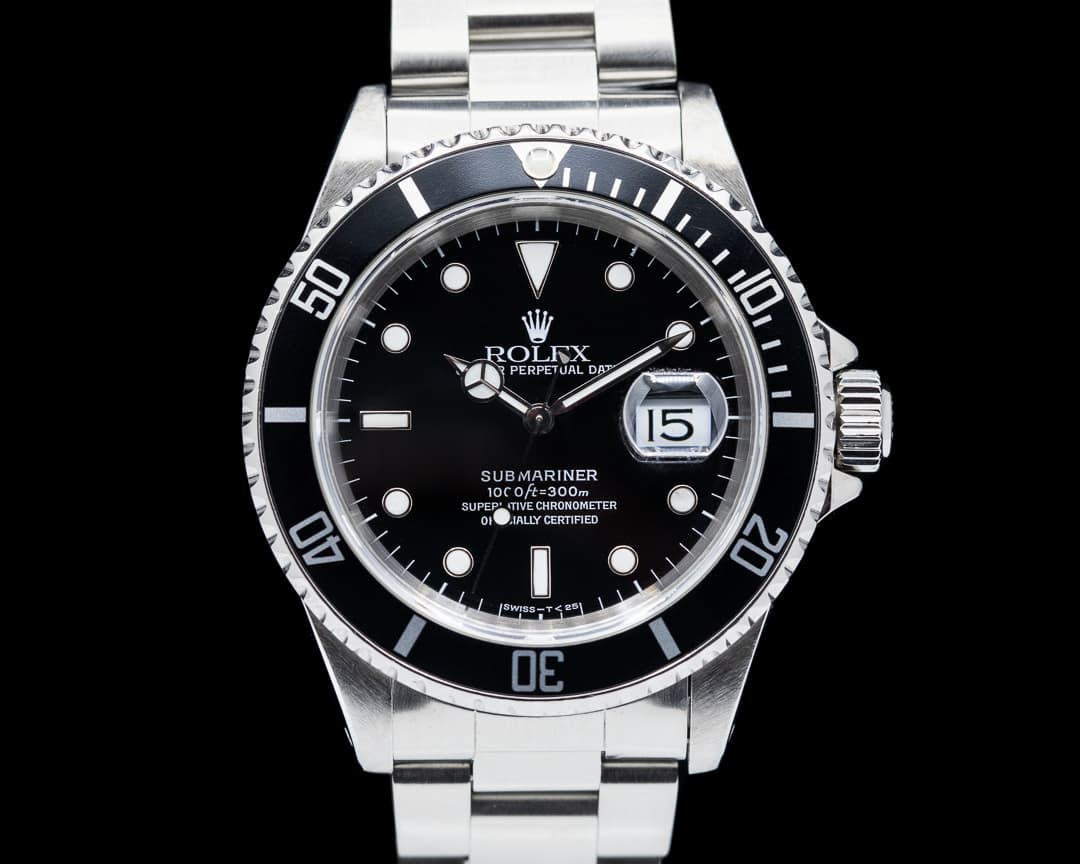 Rolex Submariner SS Black Dial Trituim 