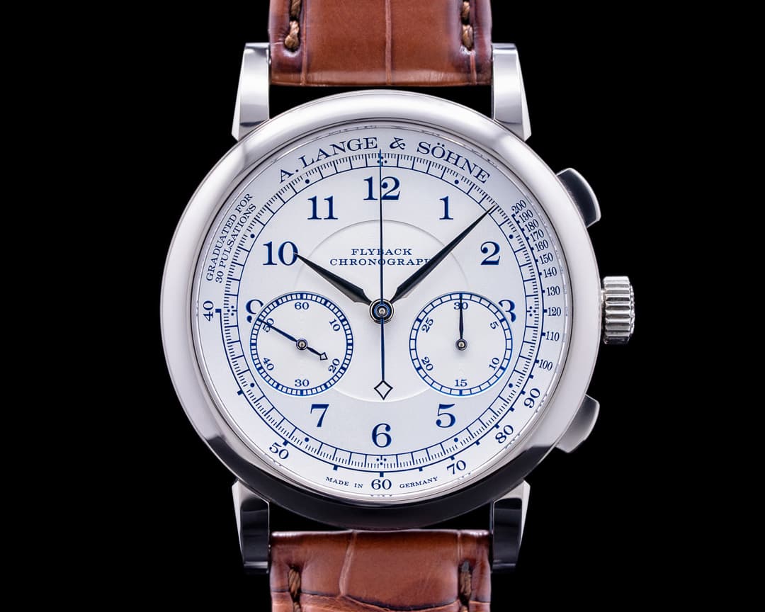 A. Lange and Sohne 1815 Chronograph 414.026 18K White Gold BOUTIQUE 