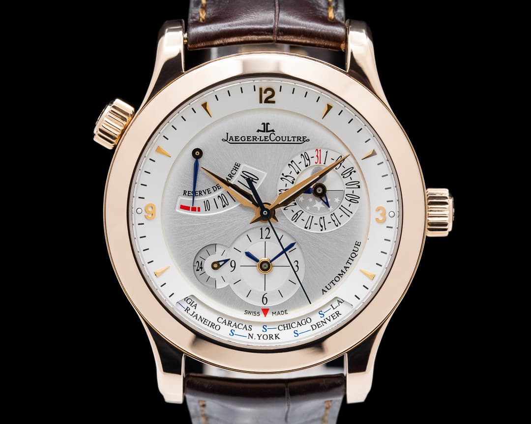 Jaeger LeCoultre Master Geographic 18k Rose Gold