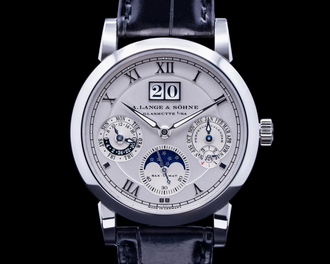 A. Lange and Sohne Langematik Perpetual Platinum 310.025 FULL SET