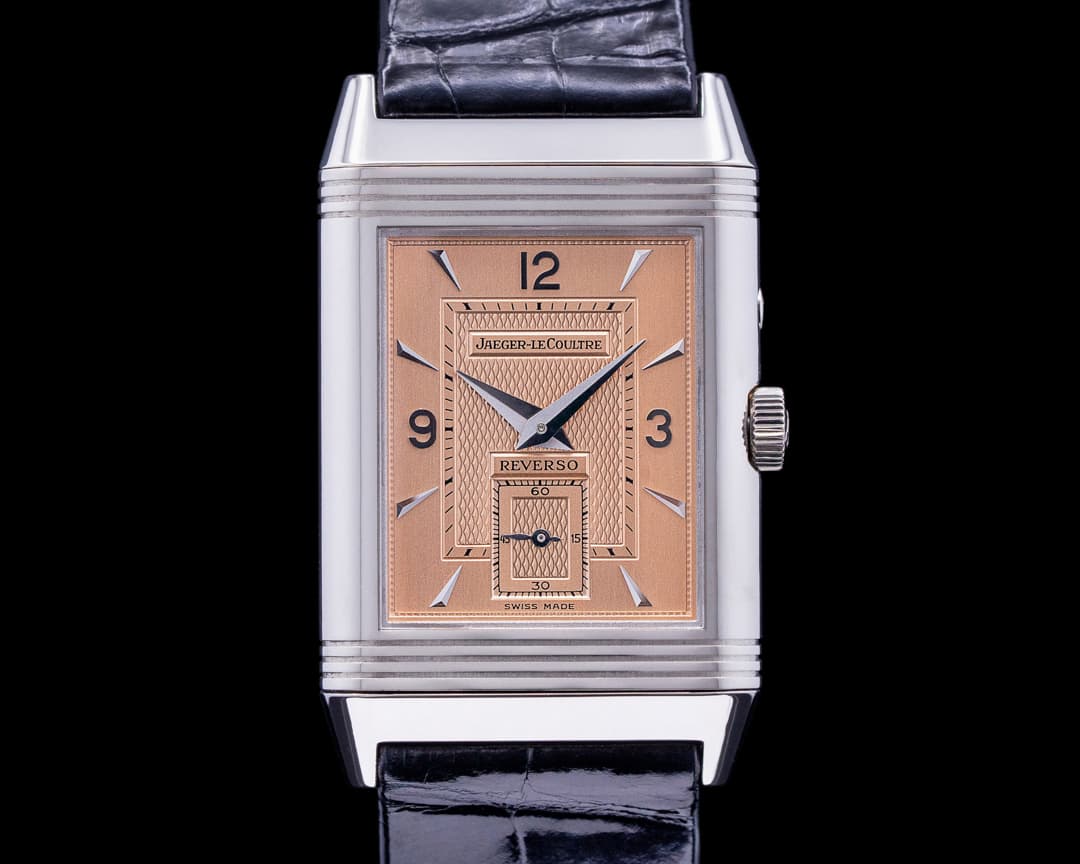Jaeger LeCoultre Reverso Duoface Day/Night 18k White & Rose Gold Serie Unique RARE