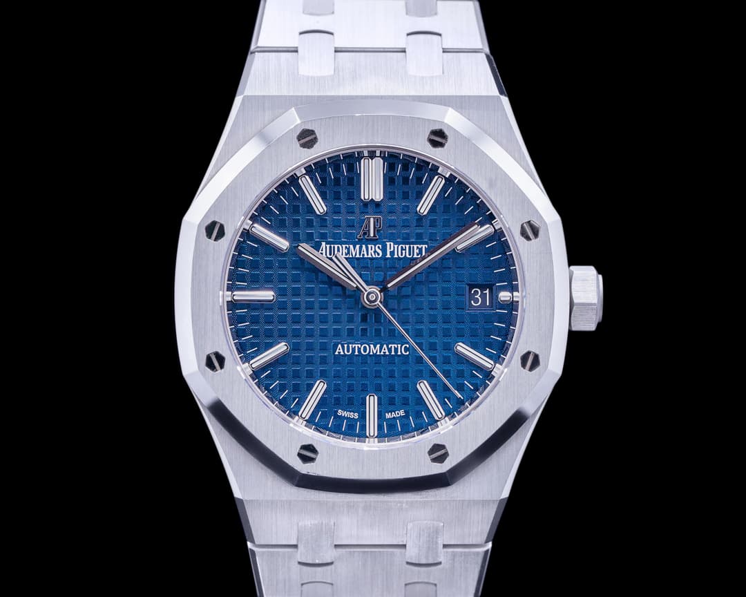 Audemars Piguet Royal Oak 15450ST Blue Dial SS 