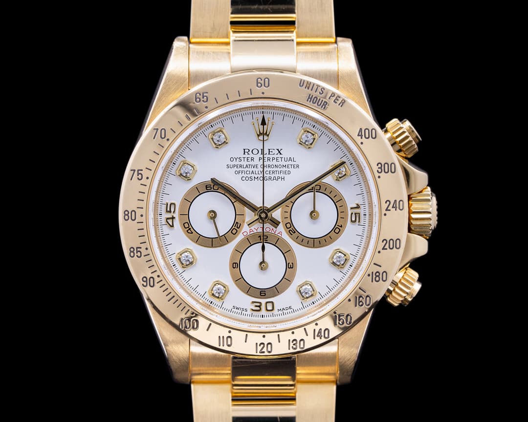 Rolex 1999 Daytona Zenith White Diamond Dial A Series