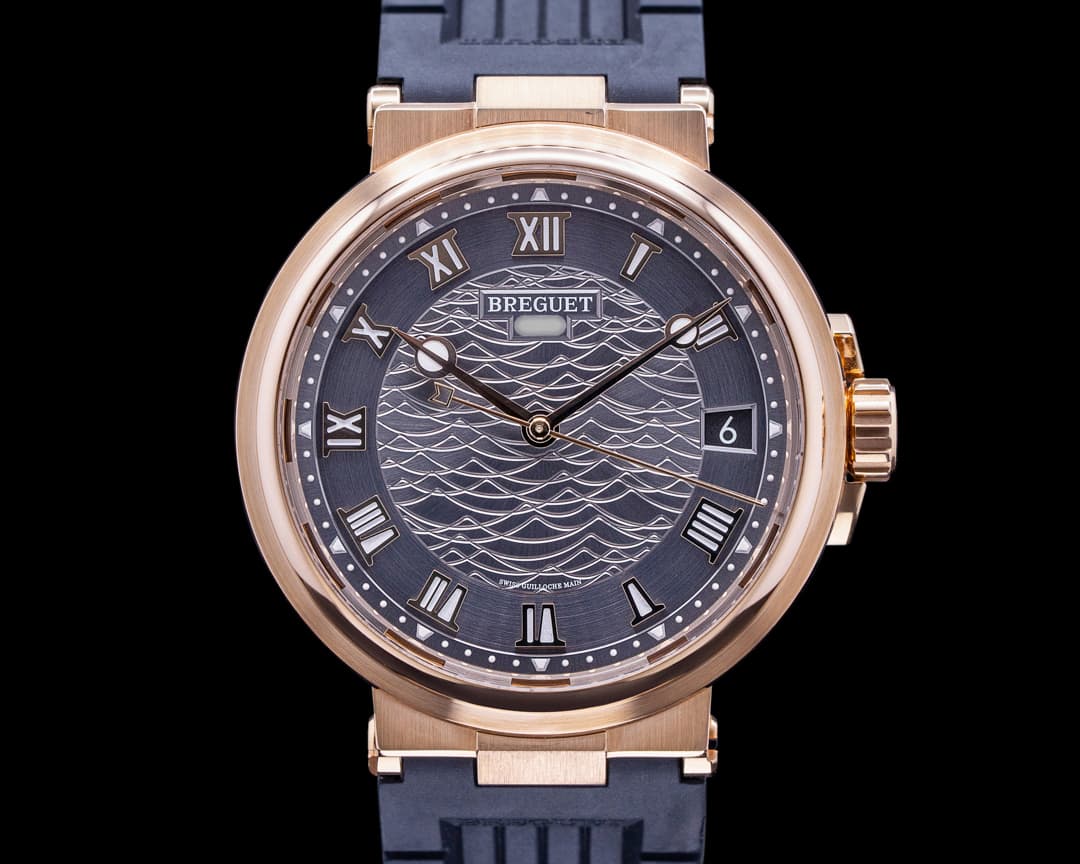 Breguet Marine Automatic 5517 Rose Gold / Rubber 40MM 2021