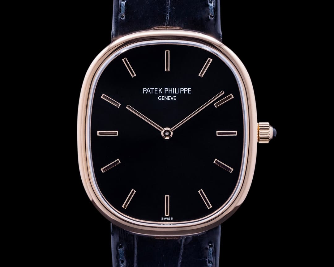 Patek Philippe Golden Ellipse 5738R Rose Gold Black Dial 2022