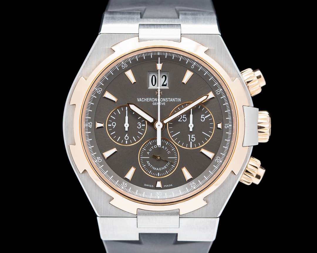 Vacheron Constantin Overseas Chronograph SS Gray Dial / Rubber 