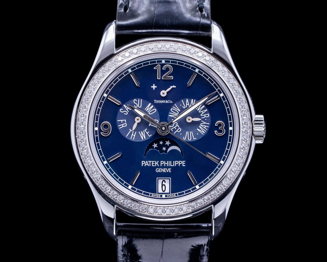 Patek Philippe Annual Calendar 5147G "TIFFANY & CO" Blue Dial Diamond Bezel UNWORN
