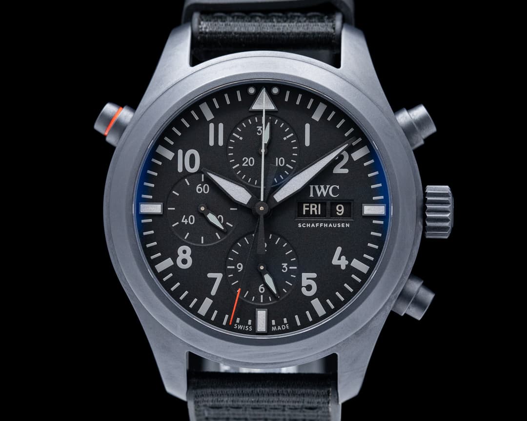 IWC Pilot Double Chronograph Top Gun Ceratanium