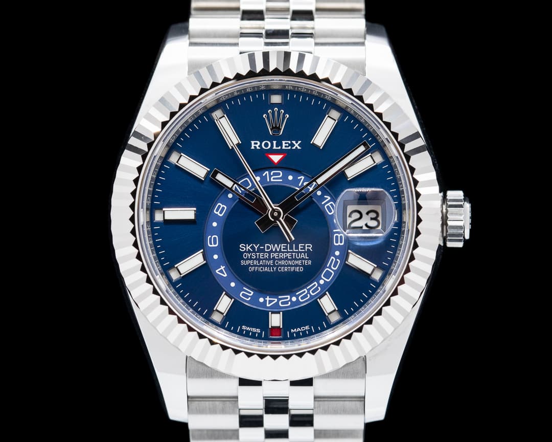 Rolex Sky Dweller 326934 Steel Blue SS / Jubilee