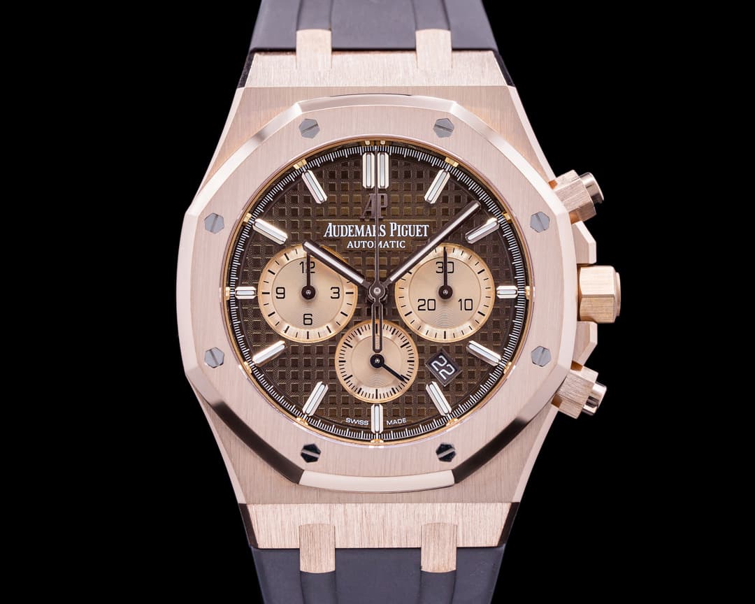 Audemars Piguet Royal Oak 26331OR Chronograph Brown Dial RG 41MM 