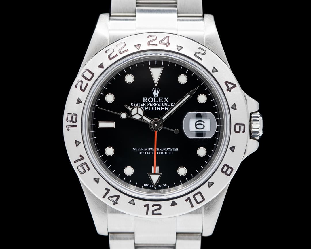 Rolex Explorer II SS Black Dial 16570