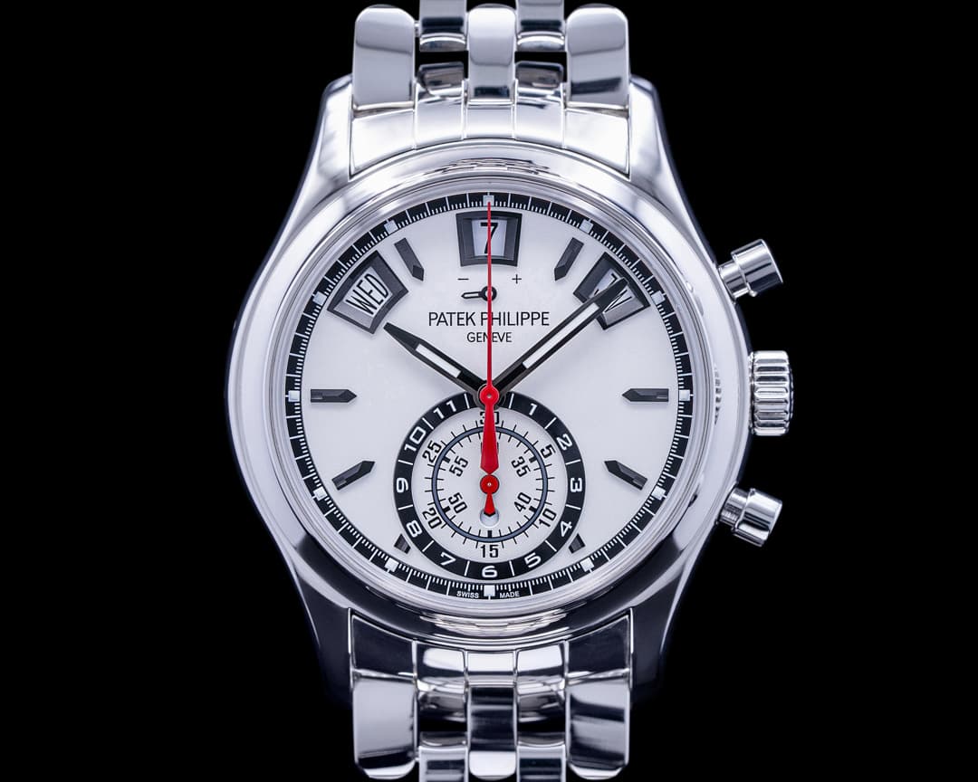 Patek Philippe Annual Calendar 5960 Chronograph SS Silver Dial