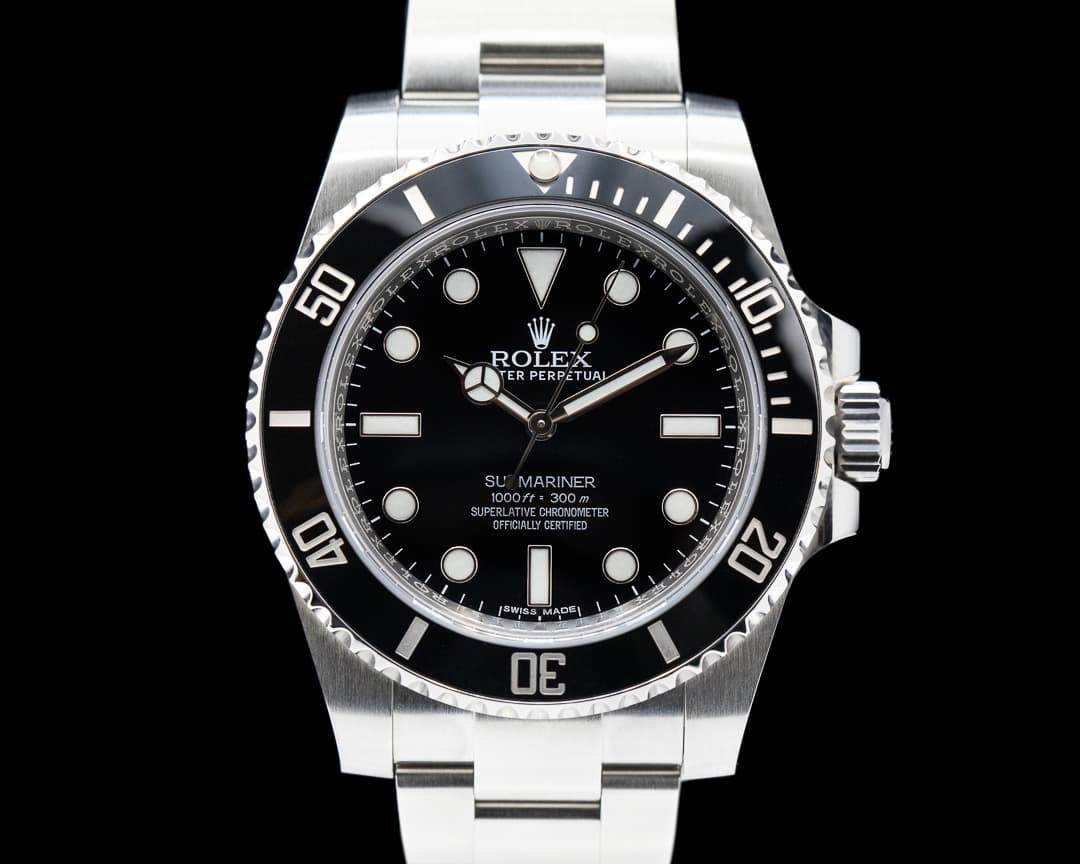 Rolex Submariner 114060 No Date Ceramic Bezel 40MM