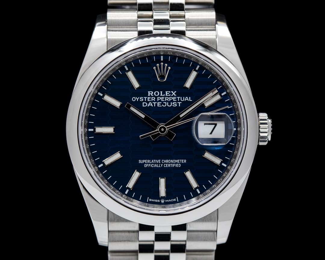 Rolex Datejust 126200 Blue Motif Dial / Jubilee Bracelet 2022