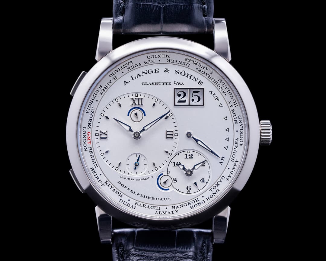 A. Lange and Sohne Lange 1 Time Zone 116.039 18K White Gold