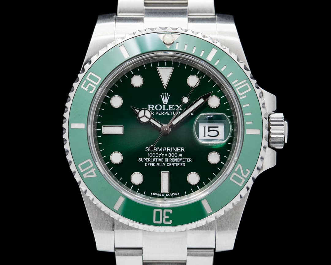 Rolex Submariner "Hulk" Green Ceramic Bezel Green Dial SS 2014