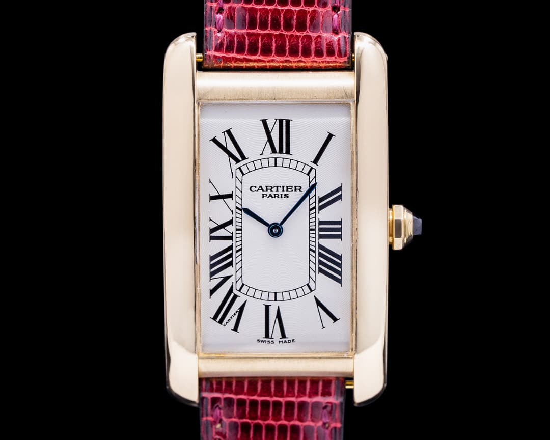 Cartier Tank Americaine 1735 Collection Privee 18K Yellow Gold