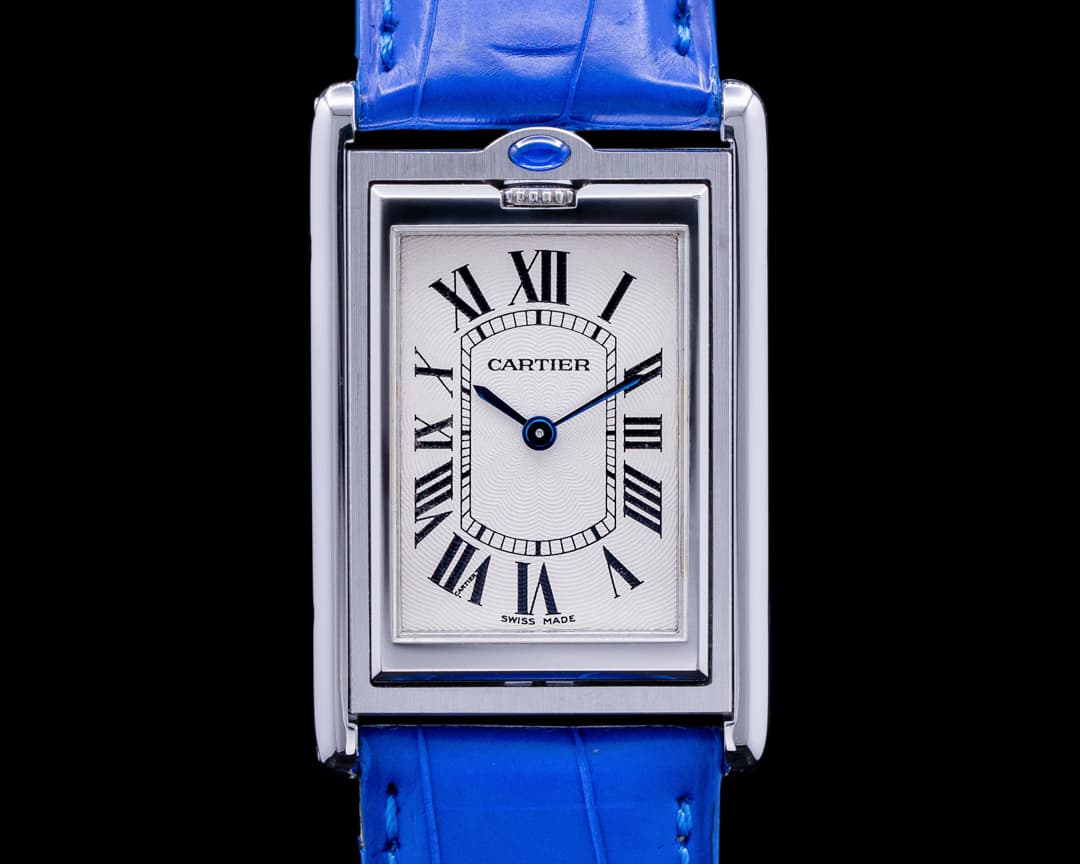 Cartier Tank Basculante Mecanique SS  