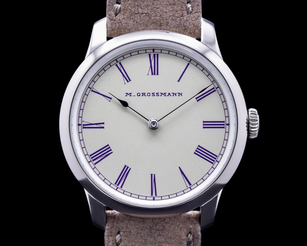Moritz Grossmann Tefnut 36MM White Gold Enamel Dial PIECE UNIQUE 