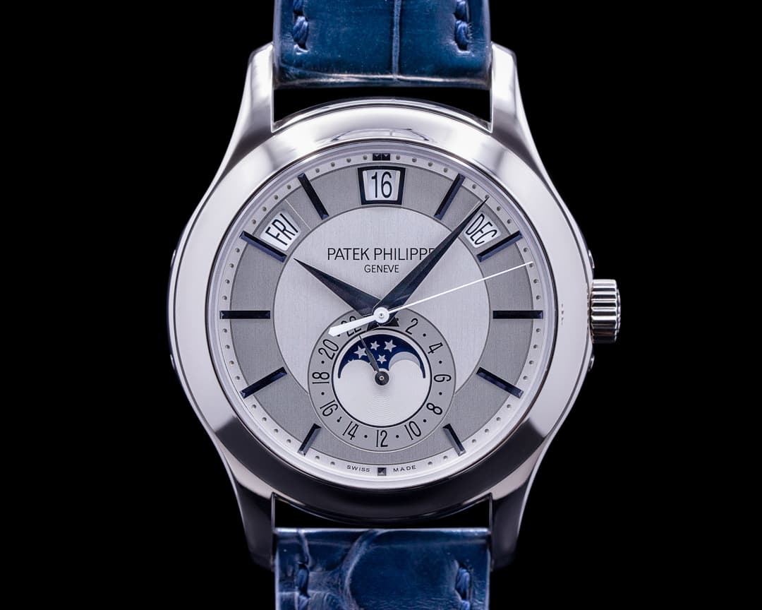 Patek Philippe Annual Calendar 5205G Silver Dial 18K