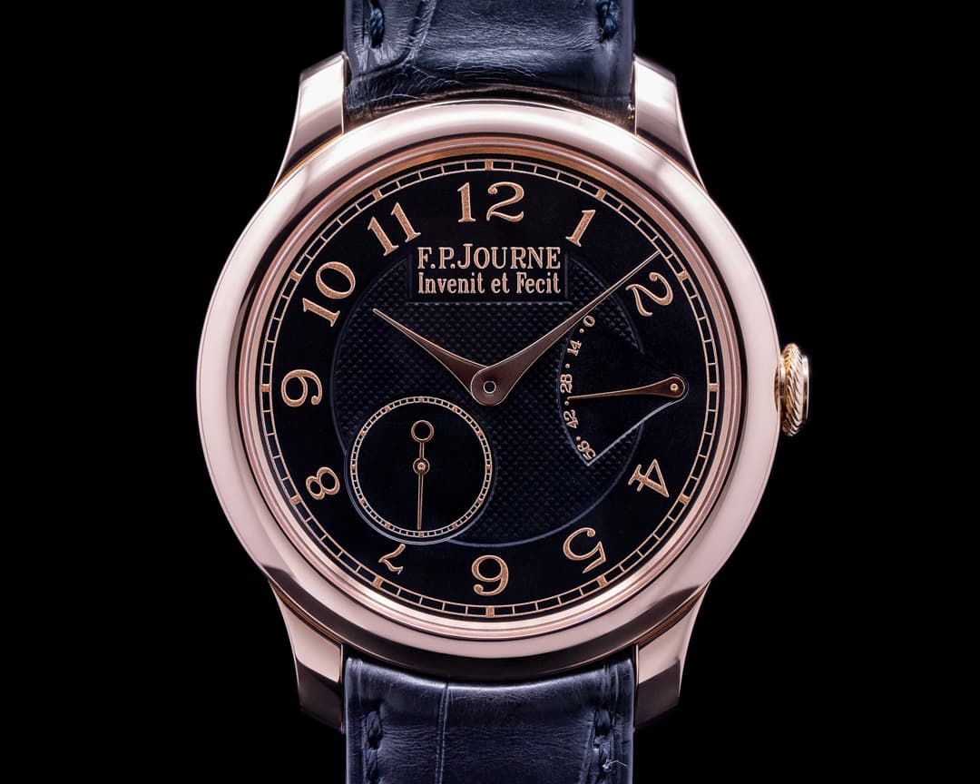F. P. Journe Chronometre Souverain 18k Rose Gold Black Dial BOUTIQUE