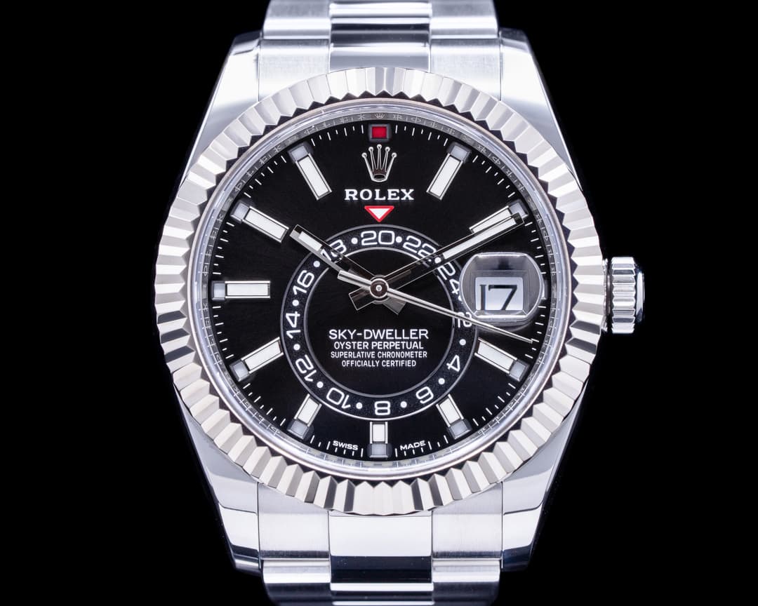 Rolex Sky Dweller 326934 Steel Black Dial 
