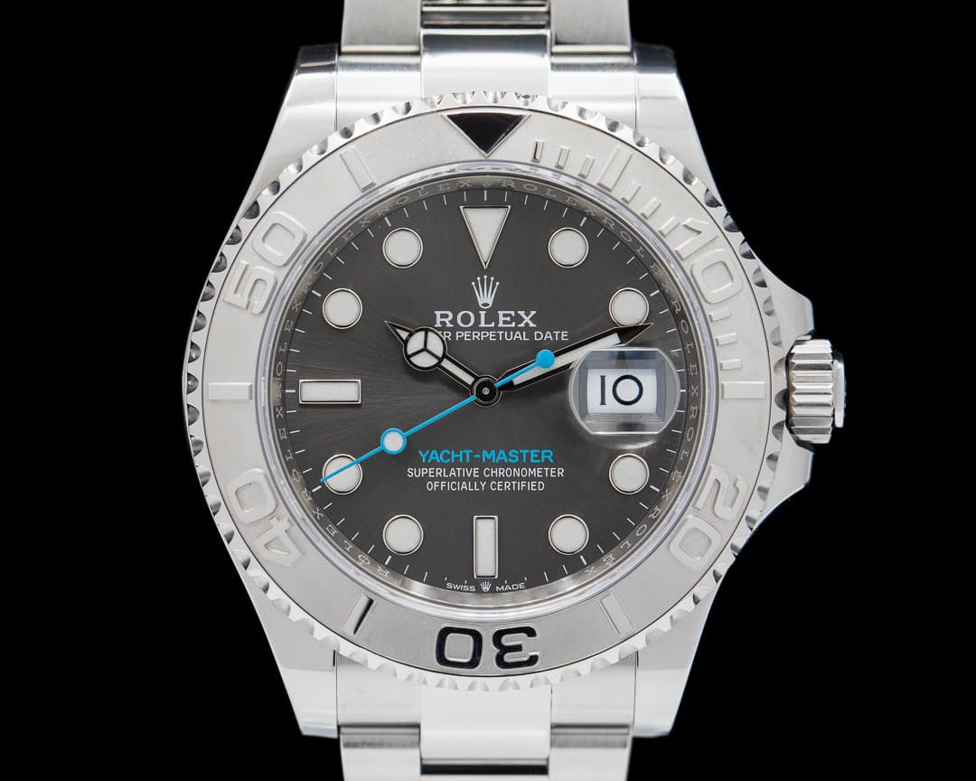 Rolex Yacht Master SS Dark Rhodium Dial / Platinum Bezel 2021