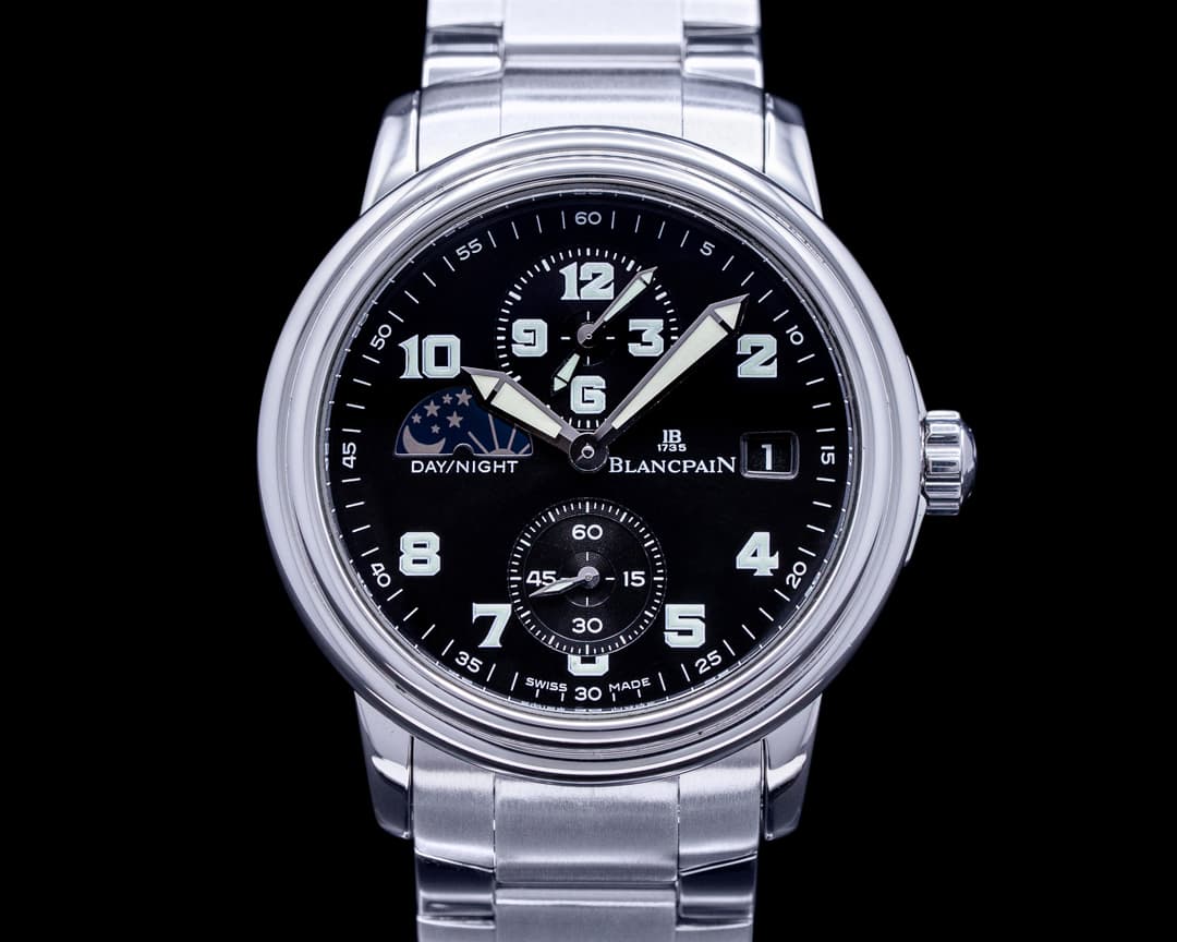 Blancpain Timezone Black Military Dial SS / SS