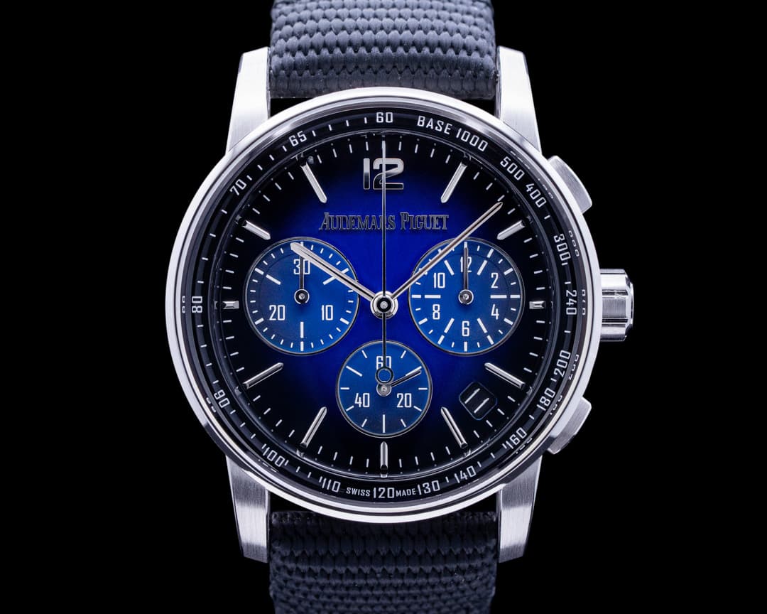 Audemars Piguet Code 11:59 Chronograph Blue Dial White Gold