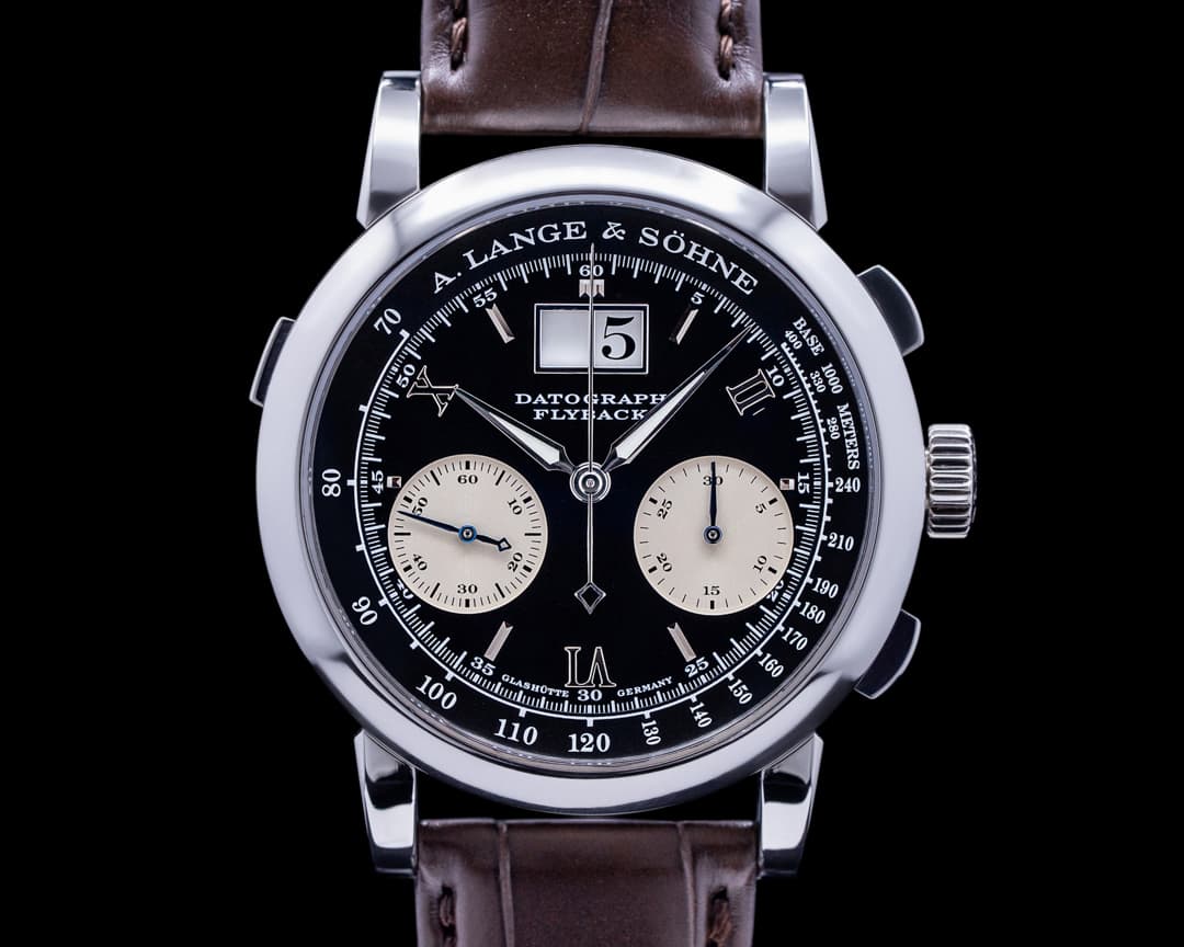 A. Lange and Sohne Datograph Flyback 403.035 Platinum 39MM FULL SET