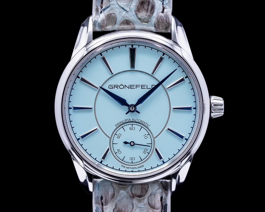 Gronefeld 1941 Principia Automatic Steel Turquoise Dial 2021 