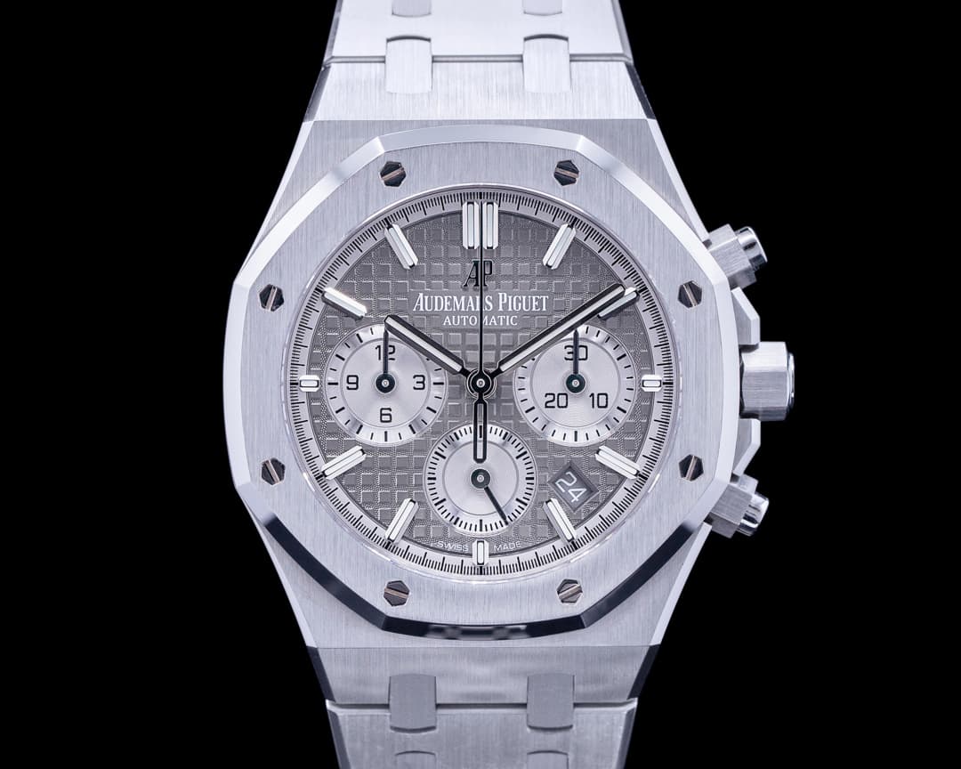 Audemars Piguet Royal Oak Chronograph Ruthenium Dial SS 38MM 