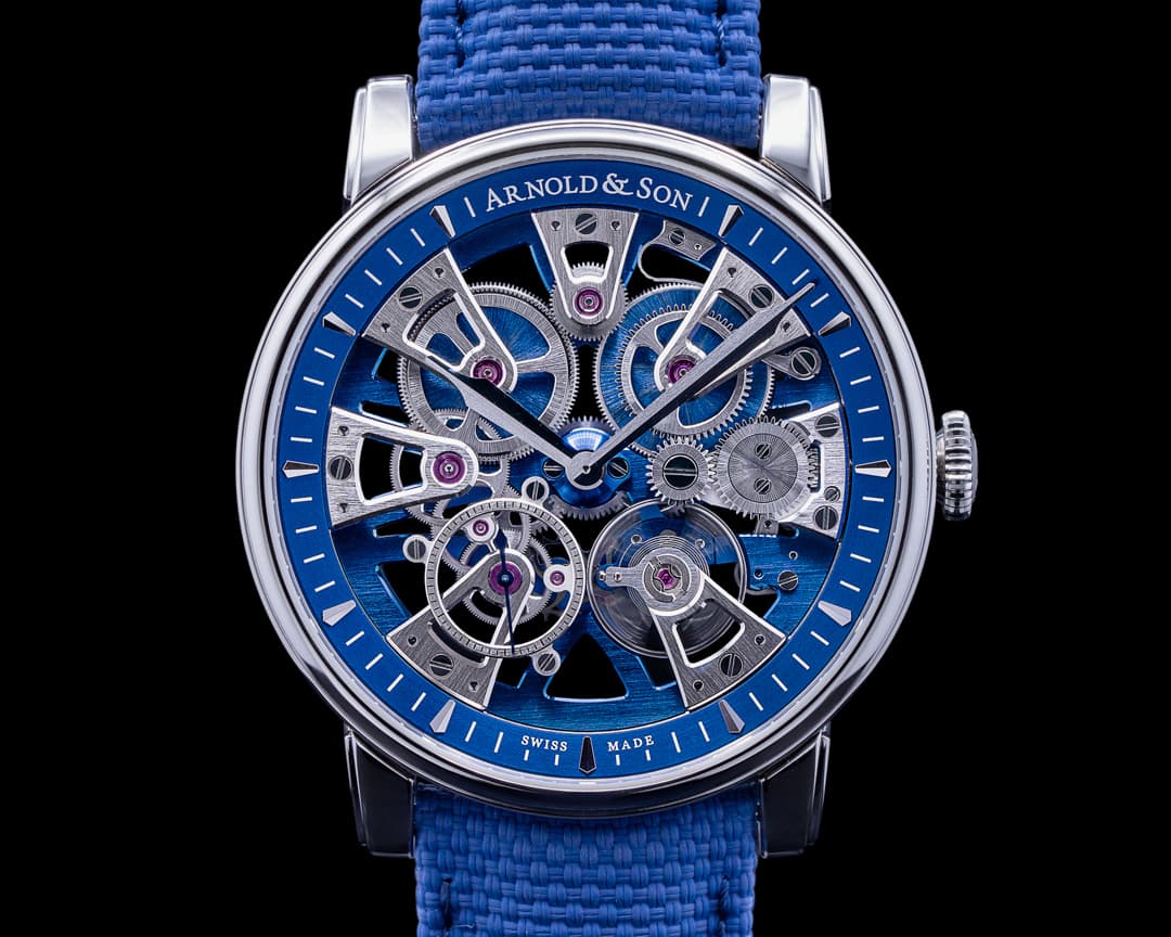 Arnold & Son Nebula 41.5 SS Blue Skeleton 