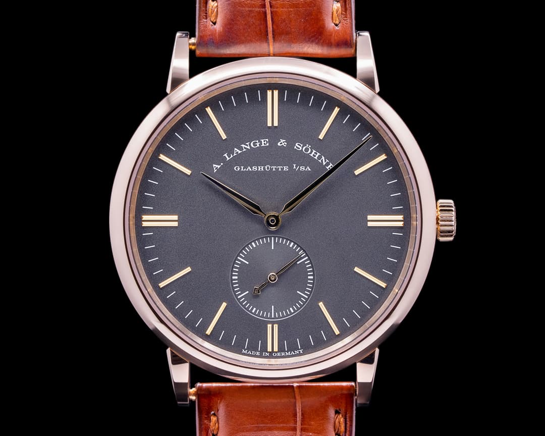 A. Lange and Sohne Saxonia Manual Wind 18K Rose / Grey Dial BOUTIQUE 2021