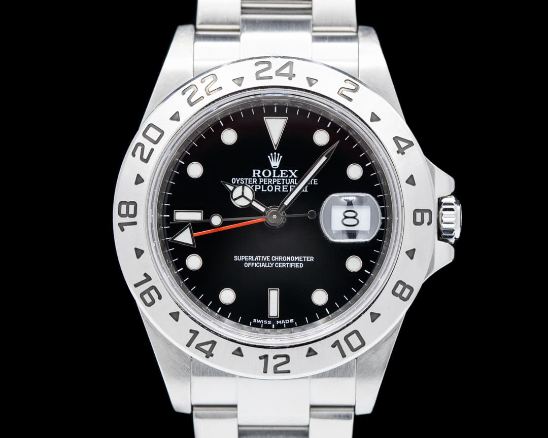 Rolex Explorer II 16570 Black Dial Complete