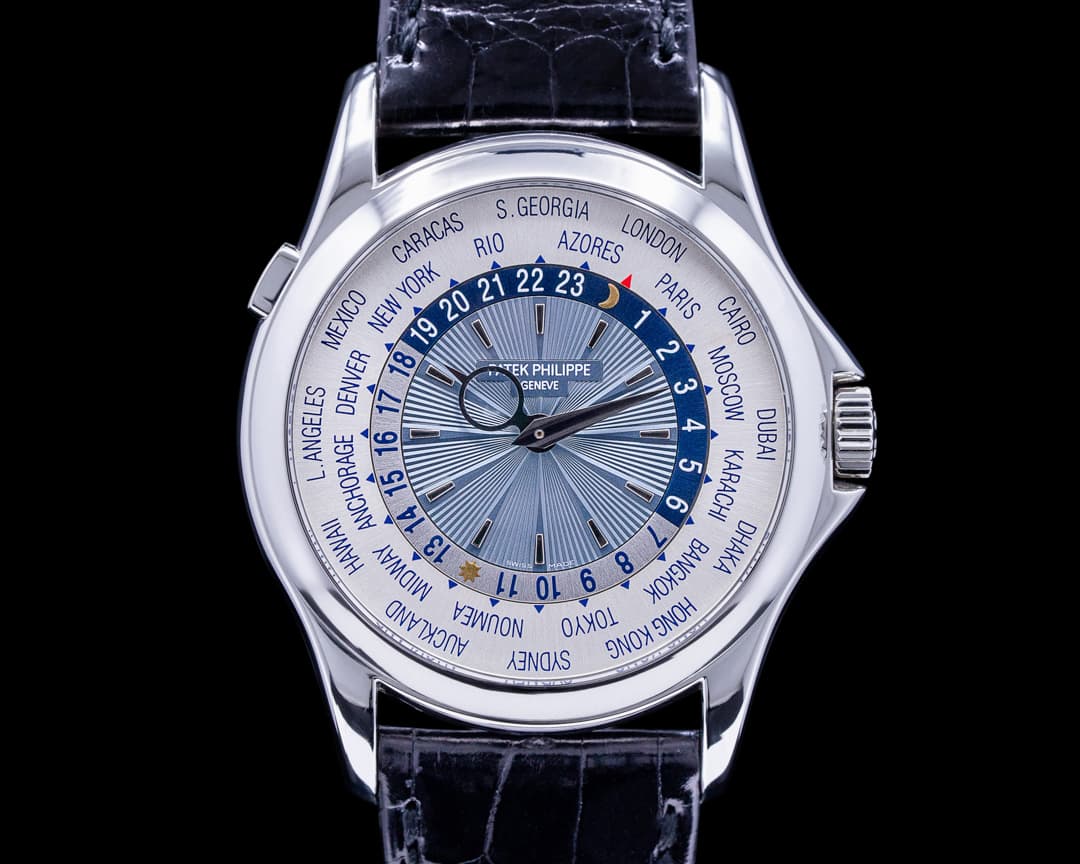 Patek Philippe 5130P World Time Platinum 