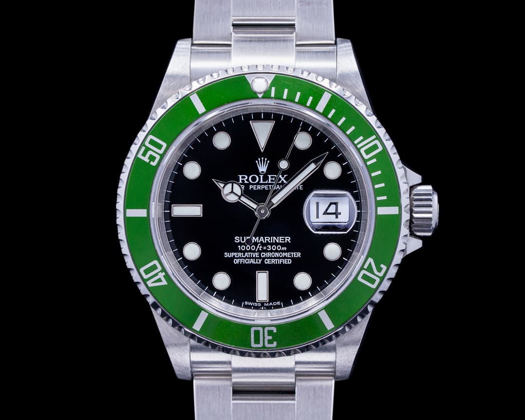 Rolex Submariner 50th Anniversary SS Green Bezel 