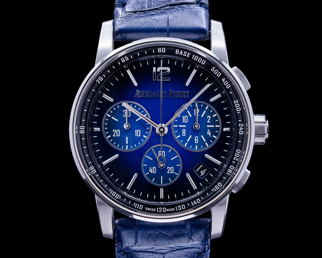 Audemars Piguet Code 11:59 Chronograph Blue Dial White Gold
