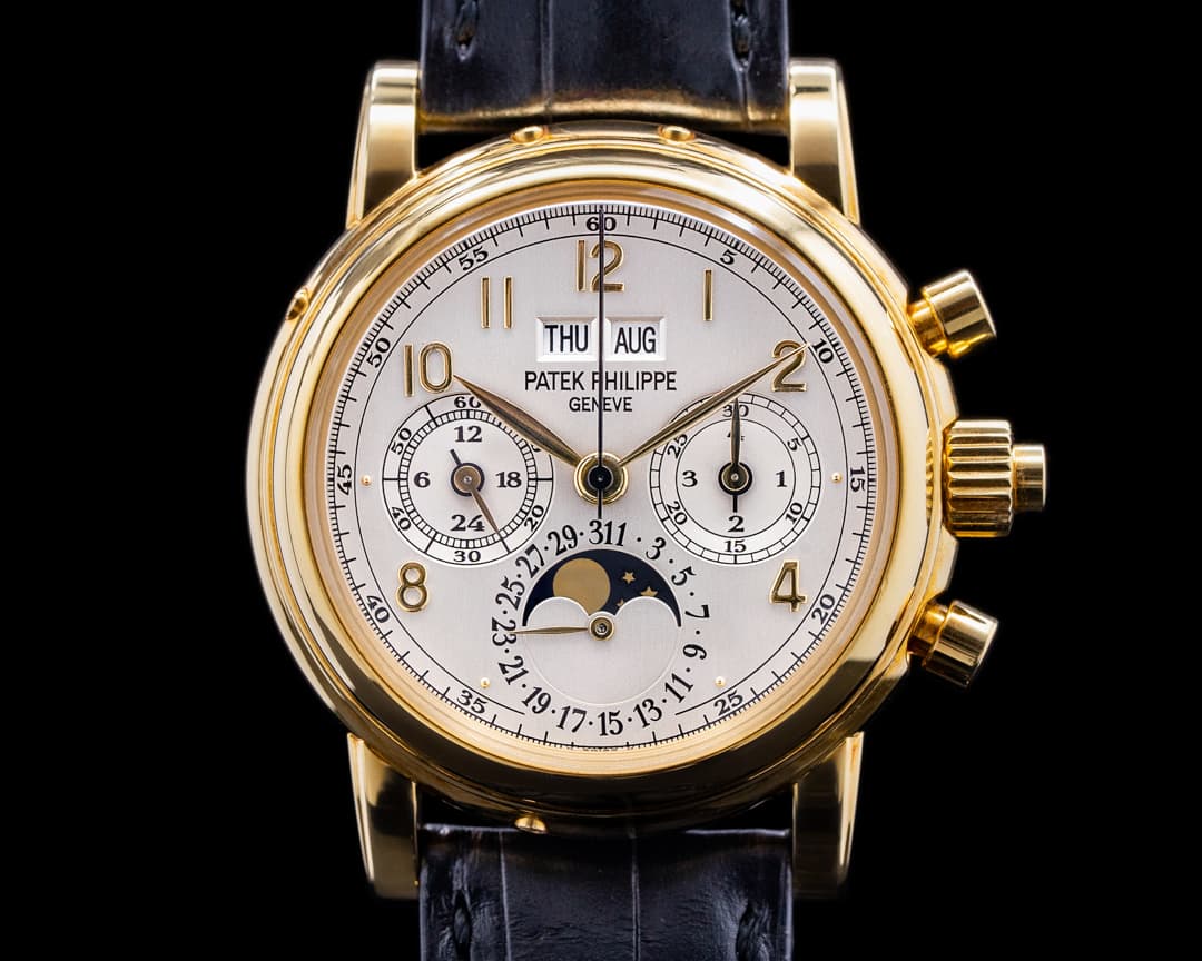 Patek Philippe Perpetual Calendar Split Second Chronograph 5004 18K Yellow Gold 