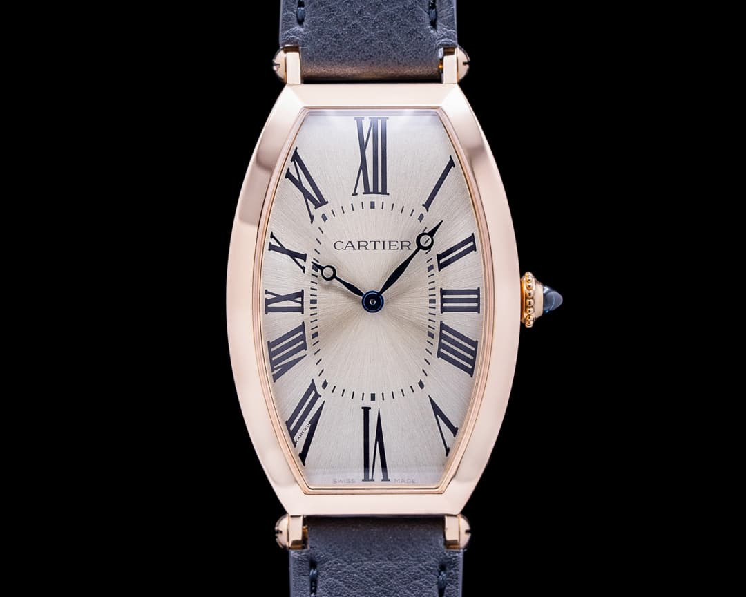Cartier Tonneau Large Manual Wind 18k Rose Gold WGTN0006 