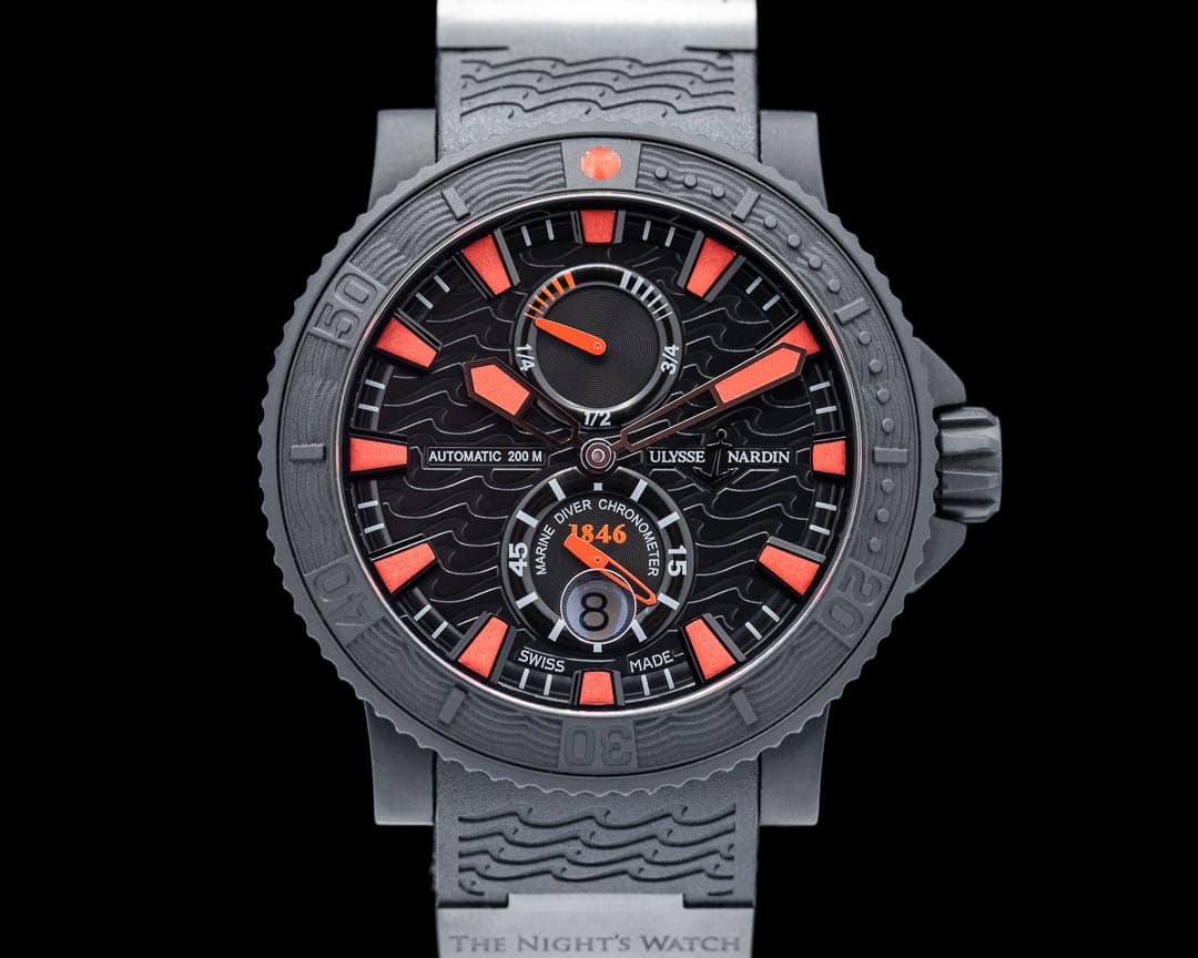 Ulysse Nardin Maxi Marine Diver "The Night's Watch" LE Complete set + Extras!